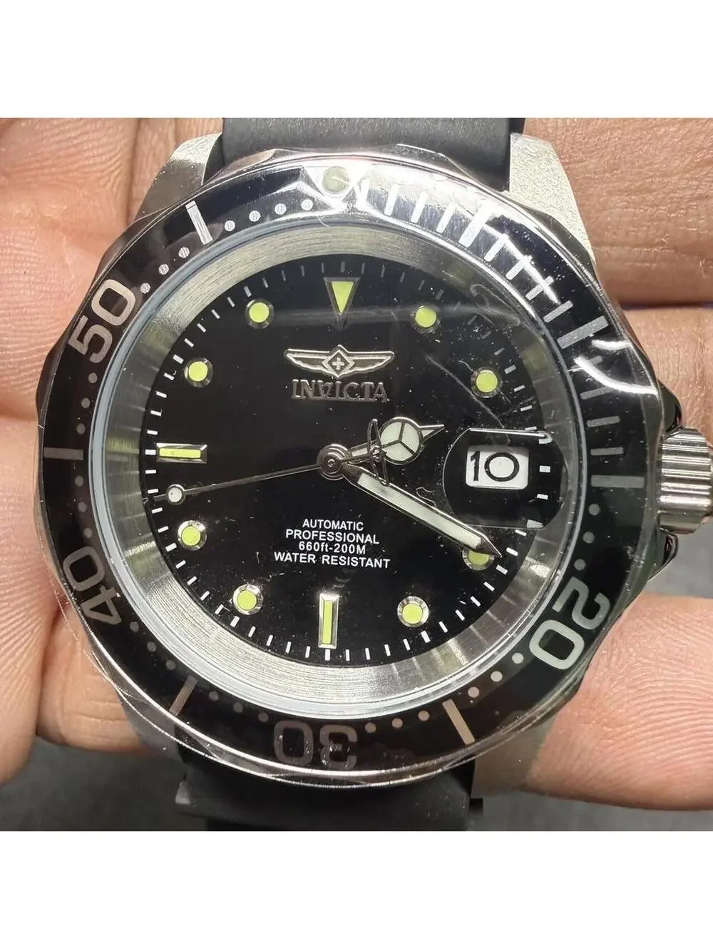Invicta Pro Diver Automatic black watch 40mm, Brand New
